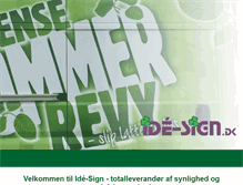 Tablet Screenshot of ide-sign.dk